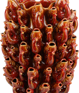 3878 OBJET DE VASE KOIFISCH